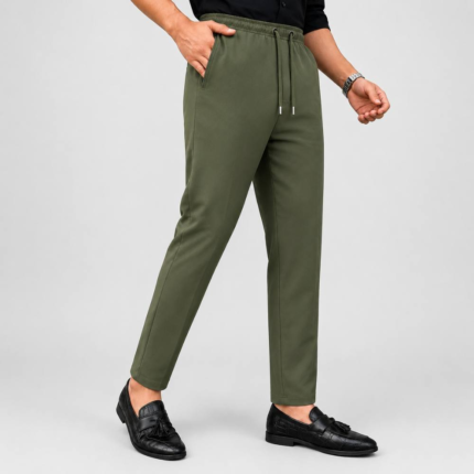 Men's Premium Formal Trouser - Olive
